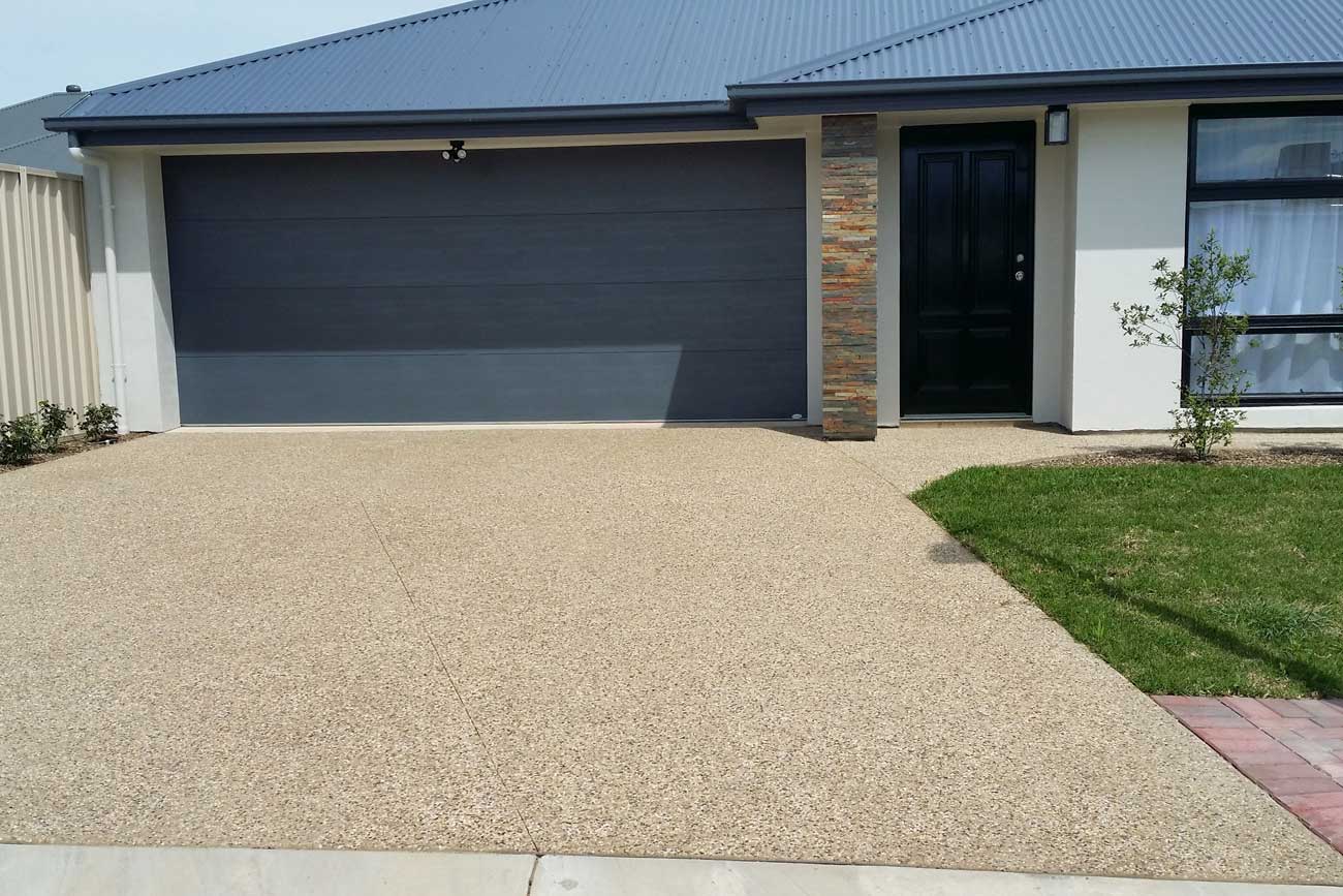 exposed aggregate concrete Adelaide