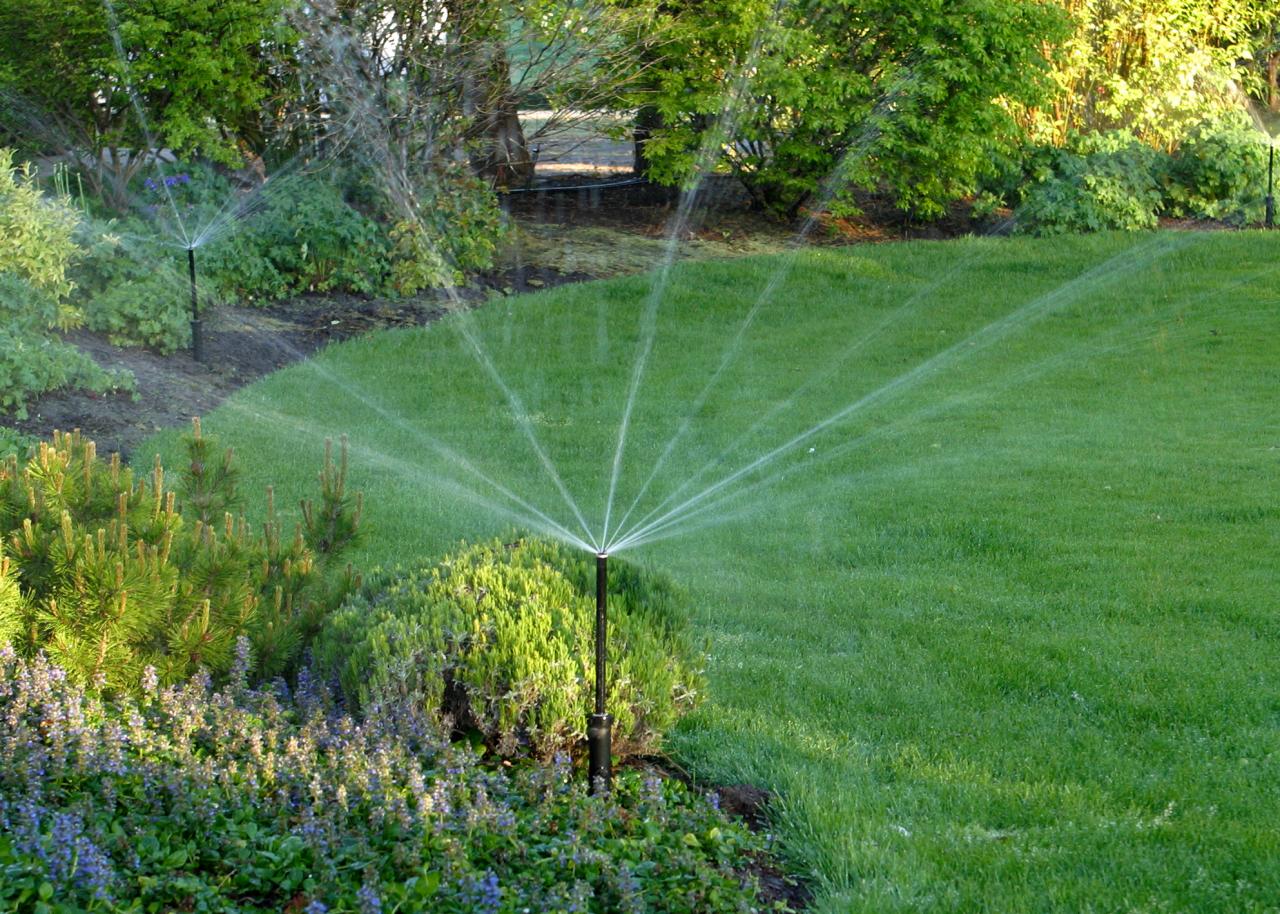 garden sprinkler system