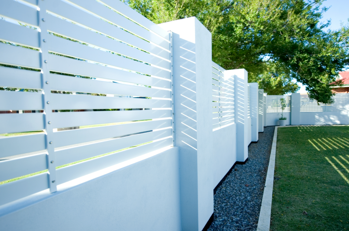 aluminium slat fencing