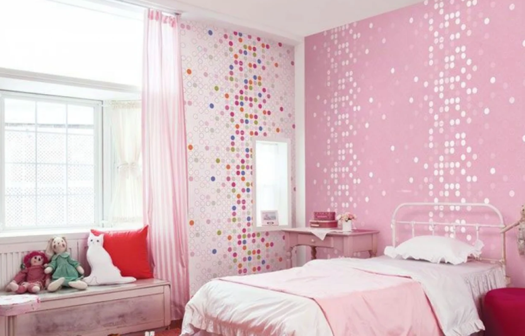 girls bedroom wallpaper