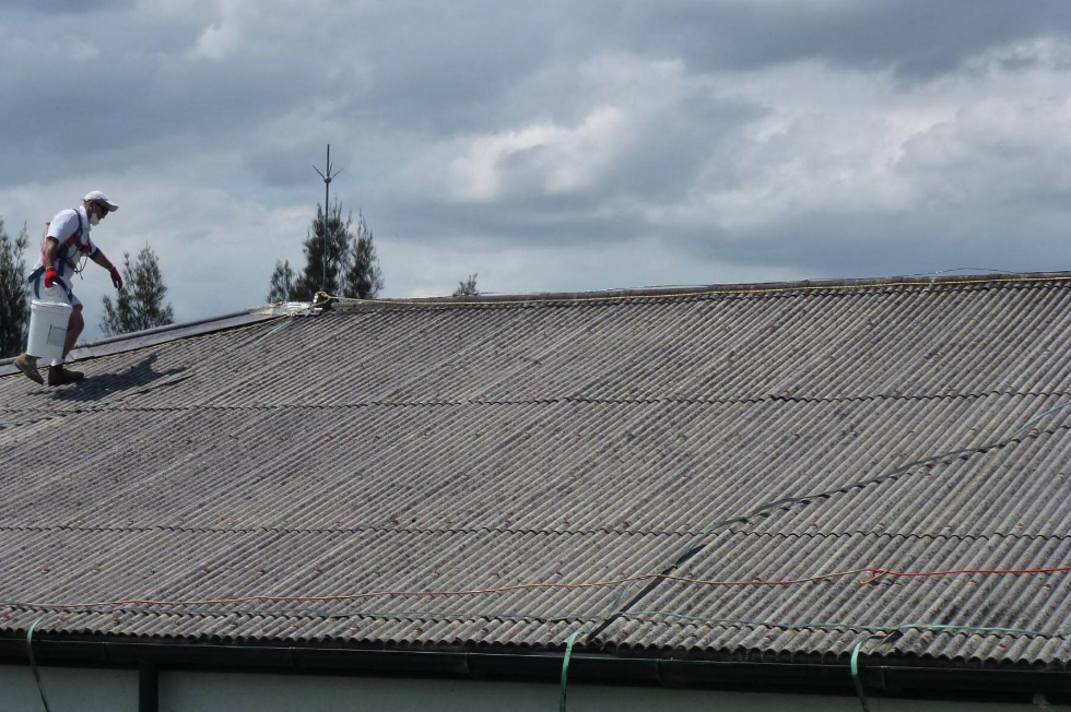 asbestos roof