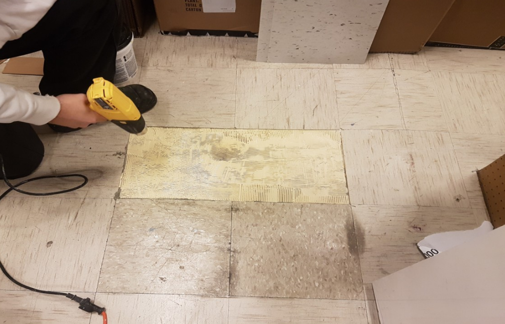 floor tile repair service