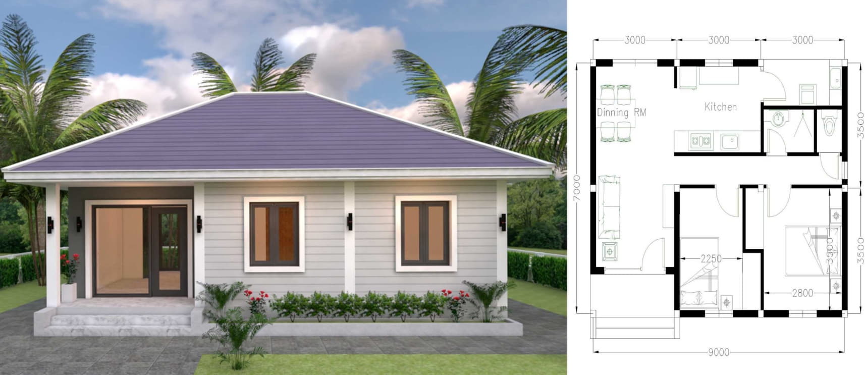 structural roof plan