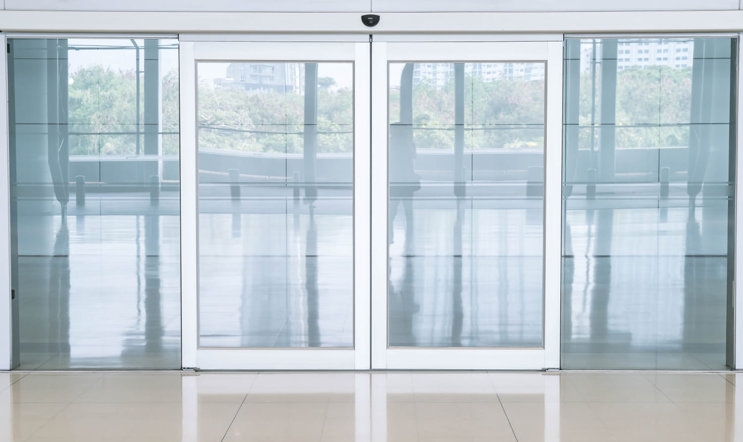 automatic swing door